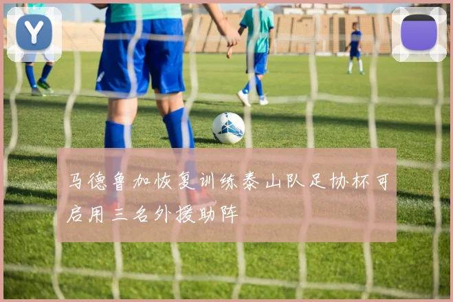 马德鲁加恢复训练泰山队足协杯可启用三名外援助阵